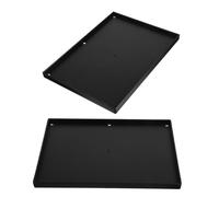 Alipis 2pcs Projector Tray Laptop Platform Pallet for Home Users Professionals Spacesaving Multifunctional Black Plastic Stand Holder with 1/4 Interface for Studio Workspace