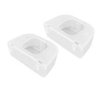 Alipis 2pcs Quail Feeder Bird Feeding Cup Space-saving Easy to Clean Plastic 4.95x3.14x1.89in Feeder Can Be Hung on Bird Cages Suitable for Pigeon