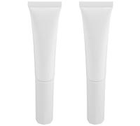 Alipis 2pcs Refillable Makeup Containers with Flocked Head Travel Plastic Squeeze Bottles for Foundation Concealer Portable Small Lotion Cream Tubes Reusable Cosmetic Jars