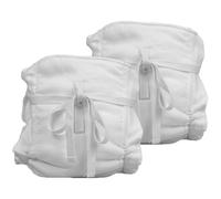Alipis 2pcs Reusable Diapers with Strap Design, Washable Cotton Newborn Diaper Pants for Comfortable Fit, Breathable and Soft for Growth and Potty Training