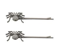 Alipis 2pcs Rhinestone Spider Clip Hair Accessories Vintage Bobby Pin for Women Small Decorative Clips for Hair for Daily Use and Styling