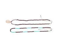 Alipis 2pcs Seashell Necklace Coastal Necklace Sea Jewelry Plastic Beaded Adjustable Comfortable to Wear for Women Vacation Island Getaway Beach Inspired Design