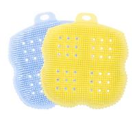 Alipis 2pcs Silicone Body Scrubber and Scalp Brush for Women, Protects Long Nails, Removes Dead Skin, Multi-Functional Shower Cleaning Brush for Hair and Scalp Care Random Color