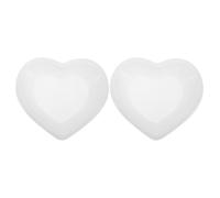 Alipis 2pcs Silicone Heart Shape Resin Mold Jewelry Tray Craft Bowl DIY Silicone Mold for Epoxy Resin Casting Handmade Jewelry Storage Plate