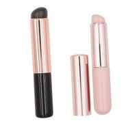 Alipis 2pcs Silicone Nail Art Powder Brushes Thin Lip Applicator Brushes for Nail Art Supplies for French Manicure