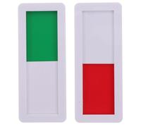 Alipis 2pcs Sliding Door Privacy Signs Blank Acrylic Door Indicator for Conference Rooms and Offices Versatile Vacant Occupied with Visible Status Display Office Signage
