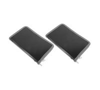 Alipis 2pcs Small Zippered Accordion File Folder Compact Expandable Card Ticket Organizer with Multi-Layer Storage for Business Documents Receipts and Bills Portable Envelope Organizer