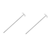 Alipis 2pcs Stainless Steel Stirring Bar Mixing Shaft Chemical Resistant Stir Rod for Laboratory Industrial Use High Temperature Resistant Easy to Clean for Liquid Mixing
