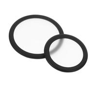 Alipis 2pcs Stethoscope Diaphragm Covers PVC Replacement Bell Membranes for Nurses and Doctors Floating Design for Adult and Pediatric Use Easy Installation Compatible with Multiple