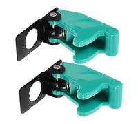 Alipis 2pcs Toggle Switch Guard Cover Plastic Flipping Safety Switch Plate Cover Guards for Toggle Protecting from Dust and Damage in Home Workshop Use
