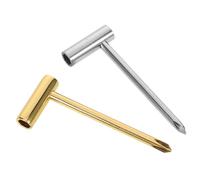 Alipis 2pcs Truss Rod Wrench Truss Tools for Acoustic Electric Guitar Neck Adjustment in Music Studio Silver