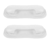 Alipis 2pcs Universal Grey Rubber Kayak Deck Handles - Inflatable Boat Grab Rails for Canoe, Dinghy and SUP - Marine Carry Handles without Holes, Replacement Boat Grip Accessories