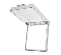 Alipis 2pcs Weatherproof Electric Socket Cover Adhesive Transparent Protector for Home Office Use Dustproof Safety Outlet Guard Easy Installation Extends Device Lifespan