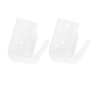 Alipis 2pcs White Plastic Barcode Scanner Holder Bracket with Wear Resistance and Quick Setup, Handheld Reader Stand Mount for Office and Retail Use, Compatible Scanner Car Mount