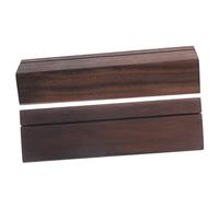 Alipis 2pcs Wooden Card Display Base Stand with Slot Tabletop Cards Holder Table Numbers Photo and Memo Display Rustic Desktop Organizer for Home and Events