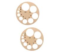 Alipis 2pcs Wooden Cervical Dilations Board for Midwife Childbirth Education Reusable Anatomical Chart Wheel Teaching Aid Demonstrating Cervical Changes in Labor Process