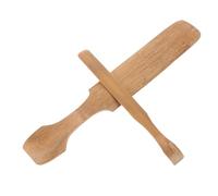 Alipis 2PCS Wooden Clay Paddle for Pottery and Ceramic Craft Ergonomic Bamboo Pottery Shaper Tools for DIY Clay Modeling Surface Smoothing Educational Workshops Easy Clean Design