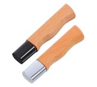 Alipis 2pcs Wooden Handle Replacement with Anti-Slip Comfortable Grip for Kitchen Tools Ergonomic Solid Wood Handles Suitable for Home and Professional Use