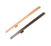 Alipis 2pcs Wooden Shoehorn with Magnetic Wall Mount, 55cm Long Handle Shoe Horn for Boots and Leather Shoes, Space Saving Design with Polished Surface, for Doorways and Daily Routines