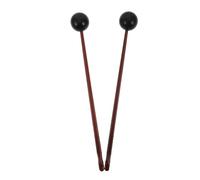 Alipis 2pcs Wooden Tongue Drumstick Mallet Glockenspiel Sticks Rubber Head for Percussion Instrument for Boys and Girls Xylophone and Gong Woodblock Drum Practice