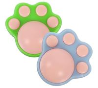 Alipis 2sets Rotating Catnip Ball for Cats Indoor Self-amusing Lickable Claw Shape Catnip for Oral Health and Loneliness Relief with Portable Design in Green and Blue