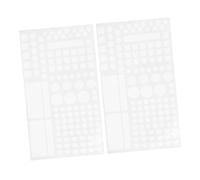 Alipis 2sheets Led Light Dimming Stickers Light Blocking Tape for Routers Outlets Easy Installation Blackout Stickers for Bedrooms Reduces Brightness - Control