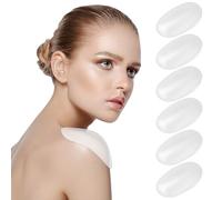 Alipis 3 Pairs Silicone Invisible Shoulder Pads 13.5Cm X 7Cm Self-Adhesive Reusable Shoulder Support Pads for Women’S Clothing