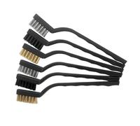 Alipis 3 Sets Long Handle Wire Brushes Stainless Steel Nylon Copper Bottle Brush for Cup Cleaning Sink Scrubbing Practical Kitchen Cleaning Tools