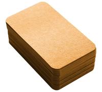 Alipis 300pcs Blank Kraft Paper Flashcards for Studying and Word Note Cards, Lightweight Mini Index Cards with Lists and Reminders, Easy Carry for Office and Travel