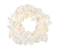 Alipis 300pcs Ivory White Fake Rose Petals Soft Polyester Silk Flower Confetti for Wedding Aisle Scatter Bridal Shower Table Decoration Multipurpose Reusable Party Decor