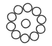 Alipis 300pcs Precision Spring Gasket Manganese Steel Spring Washer Screw Bolt Wave Washer Motor Bearing for Screws 16mm Inner Gasket Black