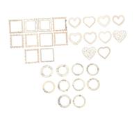 Alipis 30pcs Assorted Color Scrapbooking Lace Border Papers for DIY Crafts, Easy to Fold and Write, for Message Paper and Vintage Junk Journal Decoration Random Style