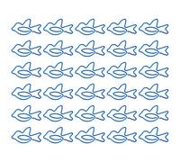 Alipis 30pcs Blue Avian Shaped Paper Clips Creative Paper Needles Bird Design Bookmark for Scrapbook Party Supplies