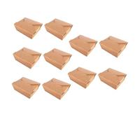 Alipis 30pcs Kraft Paper Lunch Boxes Lids Food Packing Containers Mini Treat Boxes Portable Charcuterie Cups Khaki