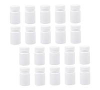 Alipis 30pcs Moistproof Capsule Containers 50ml Portable Medicine Storage Bottles Made of Sturdy Polyethylene for Outdoor and Lab Use