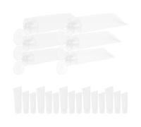 Alipis 30pcs Refillable Pe Squeeze Tubes with Flip Cap Design 20ml 30ml 50ml Frosted Portable Travel Toothpaste Container Lightweight Soft Plastic Bottles for Home and Travel