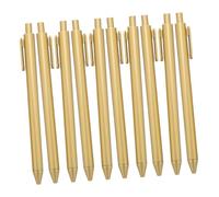 Alipis 30pcs Retractable Gold Ballpoint Pens Black Ink Luxury Metallic Writing Utensils for Business Professionals Employee Office Supplies Smooth Signature Pens for Meetings and