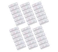 Alipis 30pcs UV Test Cards for Quality Control and Calibration, Sturdy Pvc Discoloration Detection Cards for Uvc-uva Light Testing in Display Cabinets and Kitchen Storage