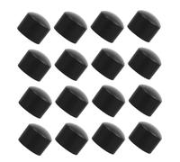 Alipis 32pcs Black Plastic Foosball End Caps for Pipes Tip Protectors for Table Soccer Machines Wear-resistant Pipe Plugs Ensuring Stability and Finger Injury Prevention