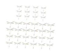 Alipis 3D Dragonfly Wall Sticker Hollow Dragonfly Window Decals Imitation Dragonfly Window Clings for Nursery Classroom 36pcs