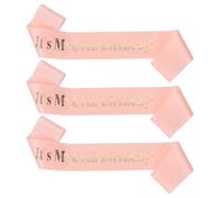 Alipis 3pcs Birthday Shoulder Sash - Rose Gold 60th Birthday Sash - Sixty Years Old Party Decorations for Men Women Etiquette Strap