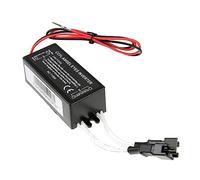 Alipis 3pcs Ccfl Angel Eye Inverter with Overload and Over Temperature Protection Sealed Replacement Driver for Aftermarket Angel Eyes Rings Heat Shrink Tube Covered Output Plug for