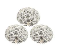 Alipis 3pcs Classic Alloy Rhinestone Sewing Buttons for Coats and Sweaters, Decorative Crystal Buttons Easy to Attach with Thread, for Crafting, Scrapbooking, and Cardmaking Projects