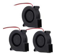 Alipis 3pcs D Printer Dc Cooling Fan Blower Fan Dc 12v ABS Black | Cooling Extruder and Hot Ends, 0.15a 5000±10% Output, 25dba Low Noise