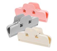 Alipis 3Pcs Diamond Craft Clips Large Edge Holders Colored Plastic Fixing Tools for DIY Multi-Function for Workspace Organization