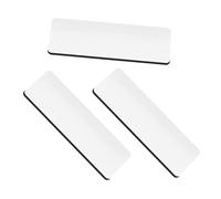 Alipis 3pcs DIY Blank Wooden Name Tags Pins and Clip-On ID Badge Holders for Work, Conference, and Custom Sublimation Labels