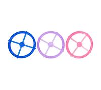 Alipis 3pcs DIY Wind Chime Rings Plastic Circles for Wind Chime Making Supplies Sturdy Pp Material Exercise Hands and Creative Thinking