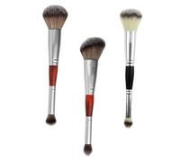Alipis 3pcs Double Ended Makeup Brush for Eyeshadow Application Featuring Synthetic Hair Material for Woman Eyeshadow Blending and Precise Highlighting The Face
