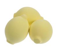 Alipis 3pcs Fruit-shaped Beauty Sponge for Foundation Blending Soft and Delicate Makeup Sponges for Wet and Dry Use Cosmetic Tools for Concealer Powder Cream and Primer Application Lemon
