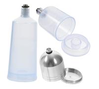 Alipis 3pcs Glass Airbrush Paint Bottles Corrosion-resistant Paint Storage Containers for Model Painting Nail Art Cake Decoration Craft Use